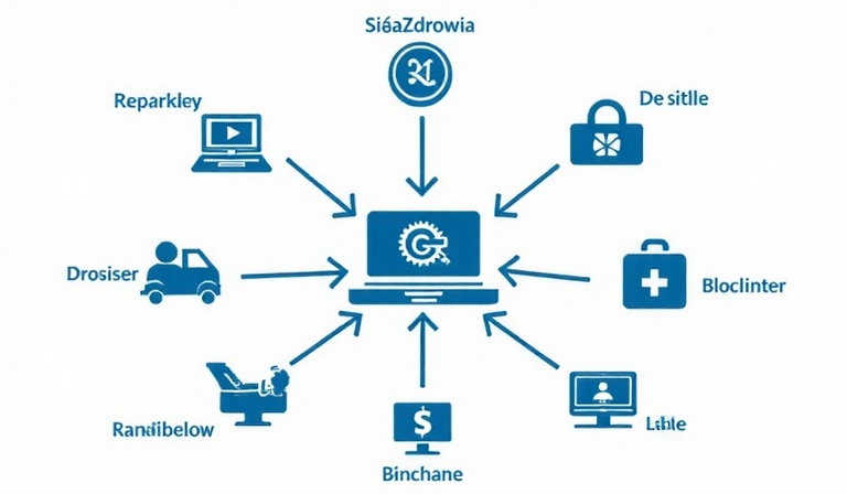 Diagram przedstawiający połączenia między stroną Silazdrowiaguide a zewnętrznymi stronami internetowymi